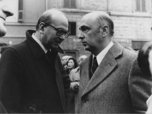 Giorgio Napolitano e Bettino Craxi